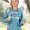 Tops & Bras Skirt Sports | Zooma Amelia Island Long Sleeve Tee Hoodie