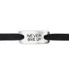 Accessoriesnew Momentum Jewelry | Momentum Jewelry | Never Give Up Foot Note Silver