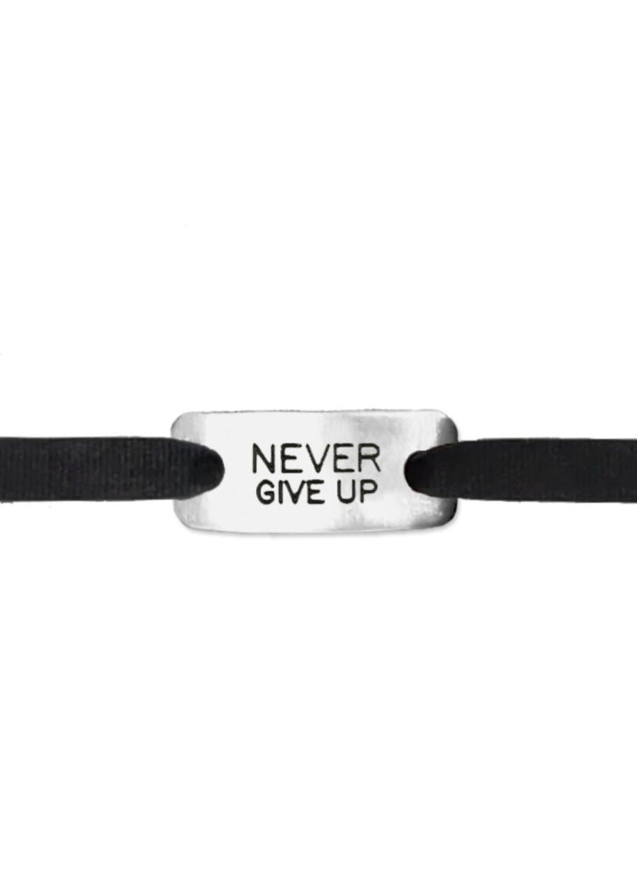 Accessoriesnew Momentum Jewelry | Momentum Jewelry | Never Give Up Foot Note Silver